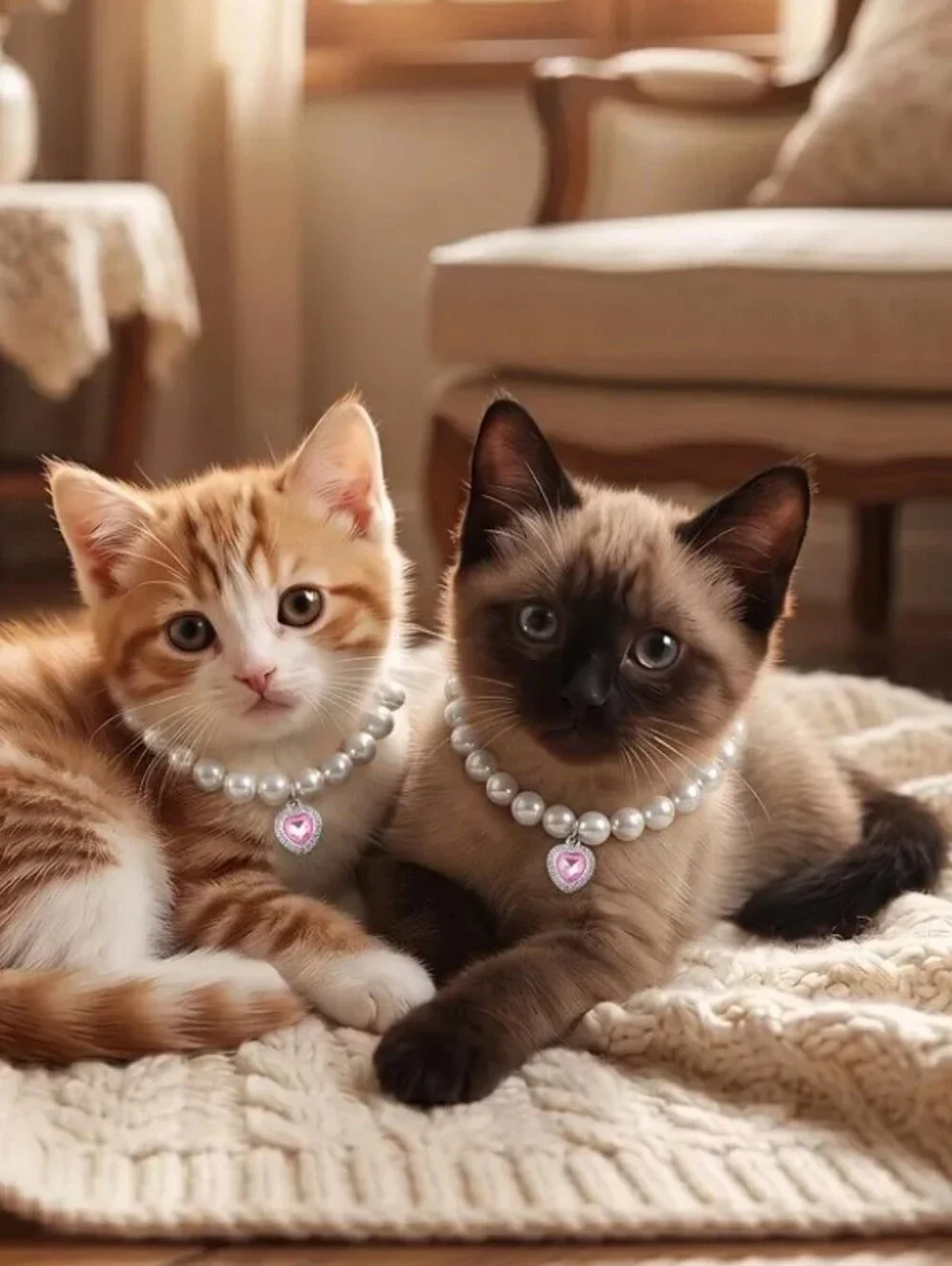 🐱Adjustable glam necklace for a 🐱🐈